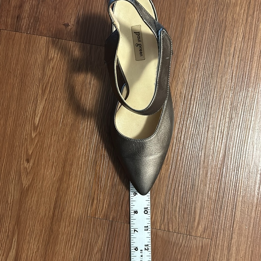 Paul Green Bronze Slingback, Pointed Toe - Picture 9 of 10
